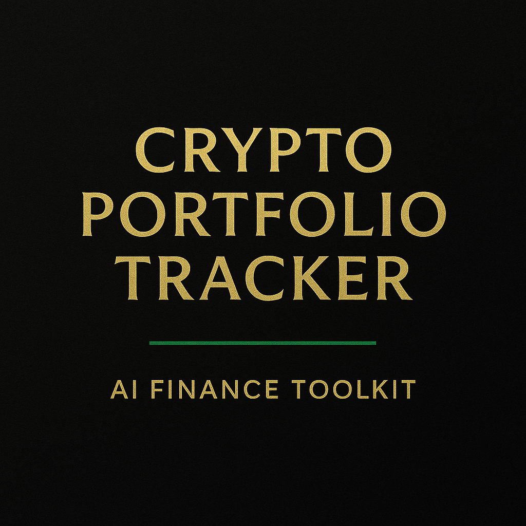 AI Finance Toolkit – Crypto Portfolio Tracker